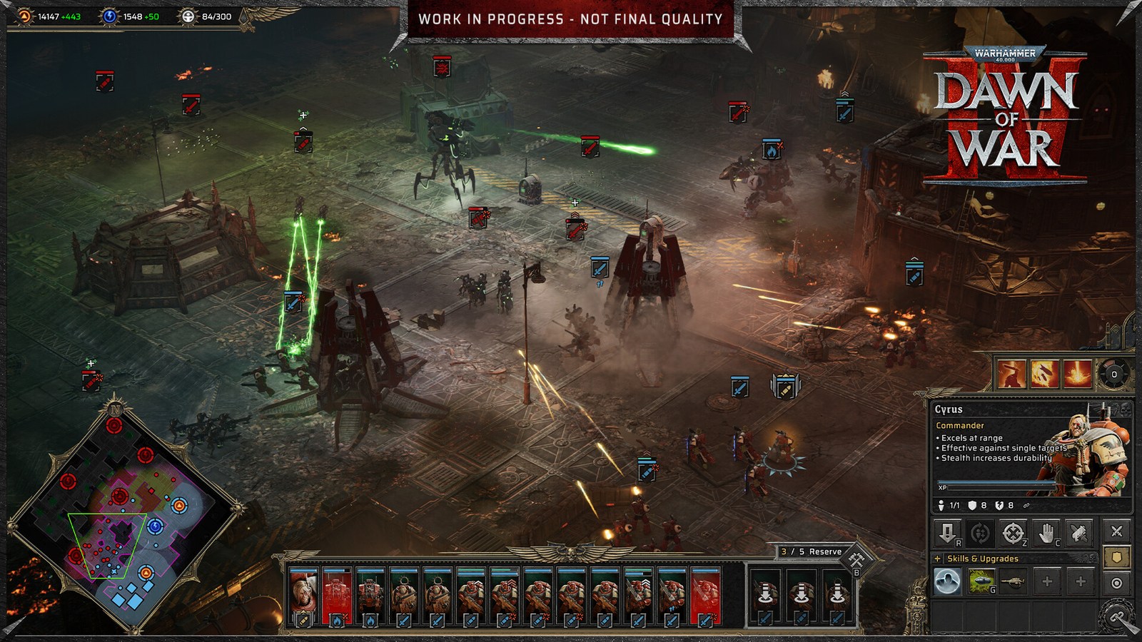Warhammer 40,000: Dawn of War IV gameplay screenshot for Dawn of War 4 Hard AI Punishes Two Developers in Co-op Skirmish