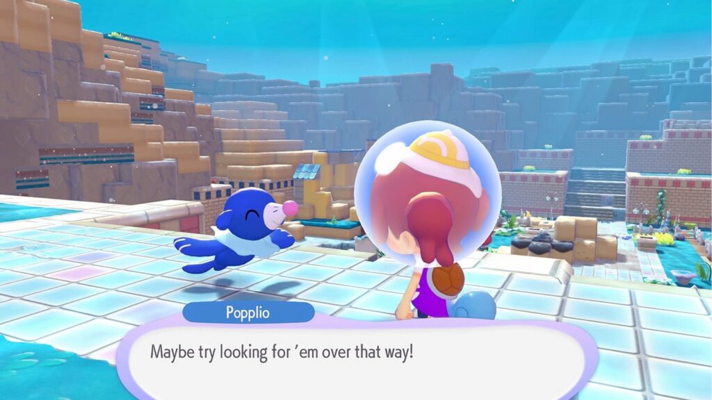 Pokémon Pokopia gameplay screenshot for Pokémon Pokopia 2.0.0 Adds Bubbly Basin Support and Free Features