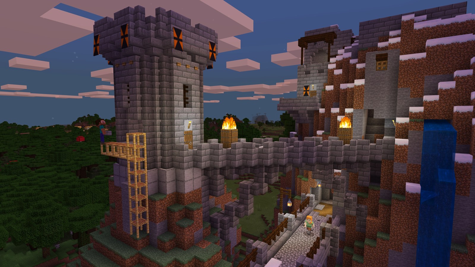 Minecraft gameplay screenshot for Minecraft Level 30 Enchanting Table: Materials, Layout and Fixes