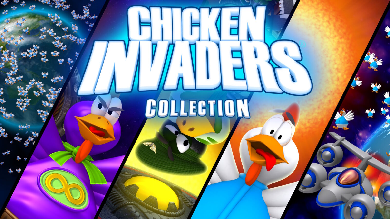 Chicken Invaders Collection gameplay screenshot from the official Xbox Wire announcement