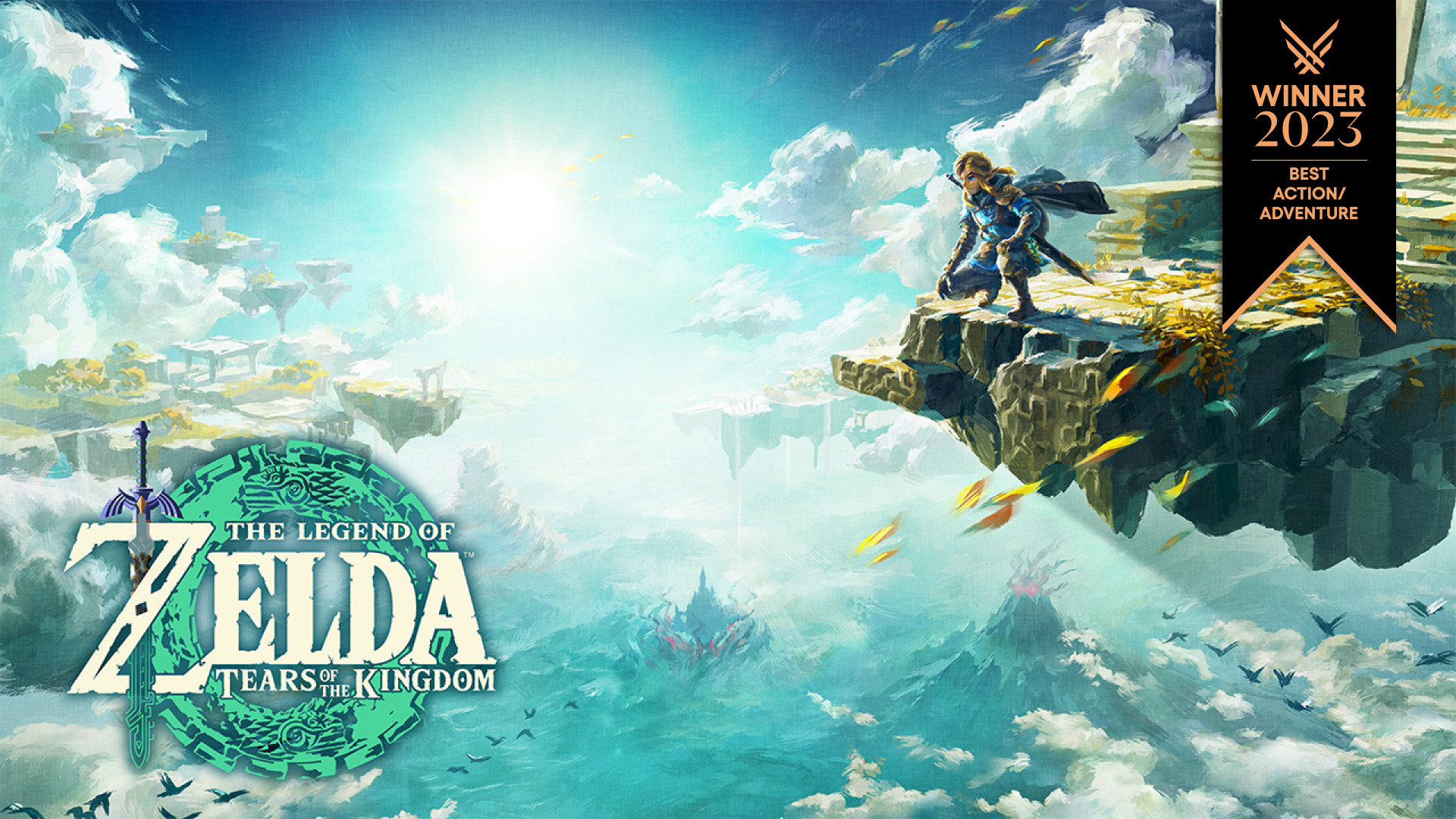 The Legend of Zelda Tears of the Kingdom gameplay screenshot from the official Nintendo store page.
