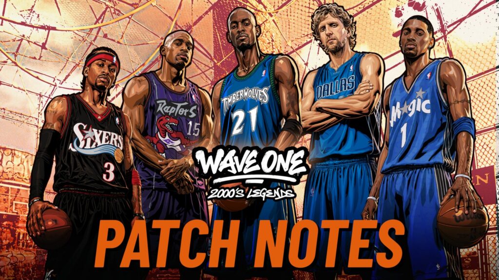 NBA The Run players compete on court in the Wave One update