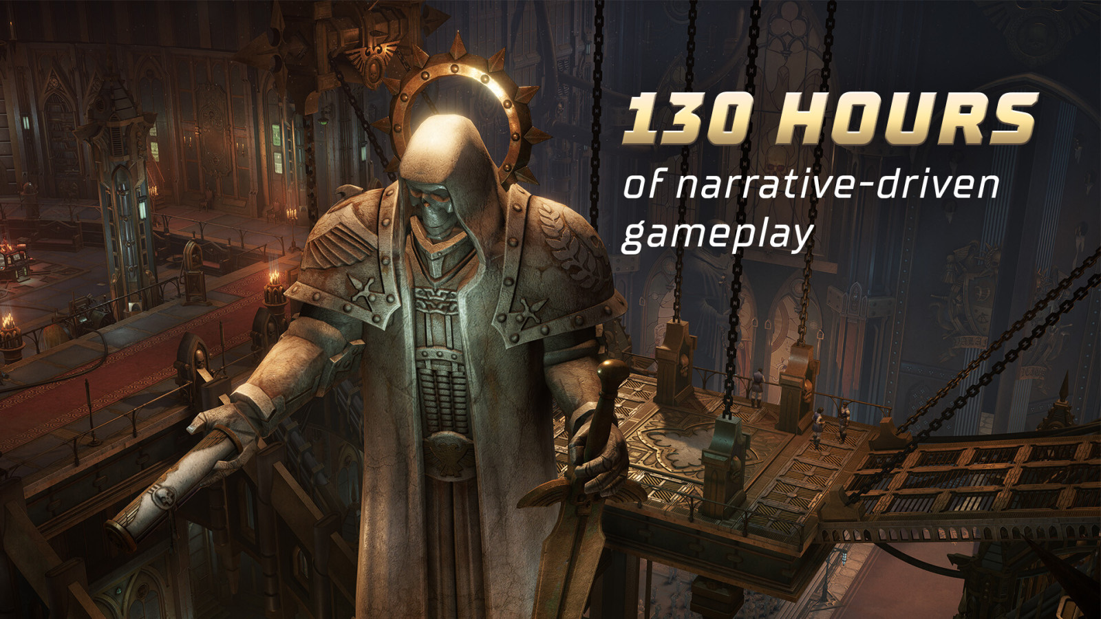 Warhammer 40,000: Rogue Trader gameplay screenshot from the official Steam store page