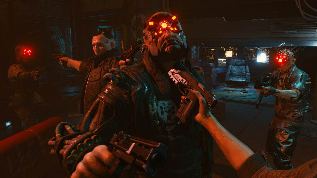 Cyberpunk 2077 gameplay screenshot from the official Steam store page