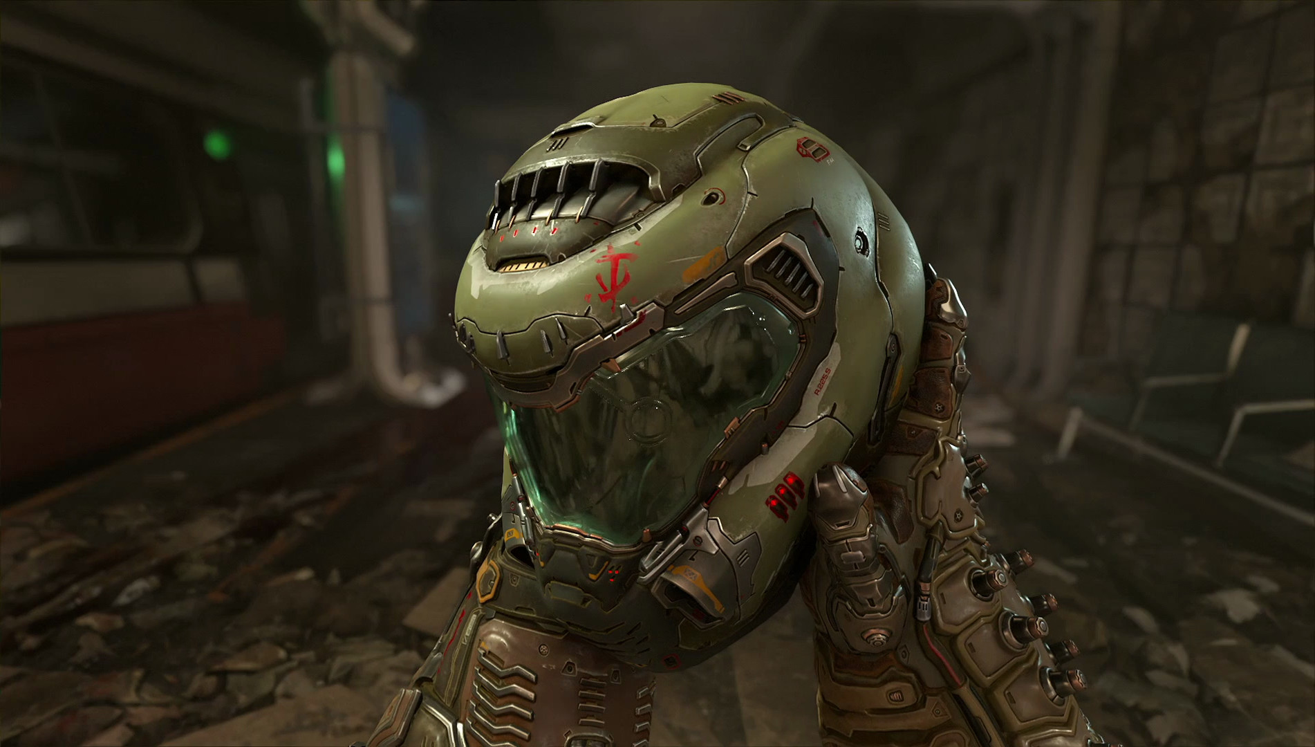 Official Doom Eternal gameplay screenshot from the Steam store listing.
