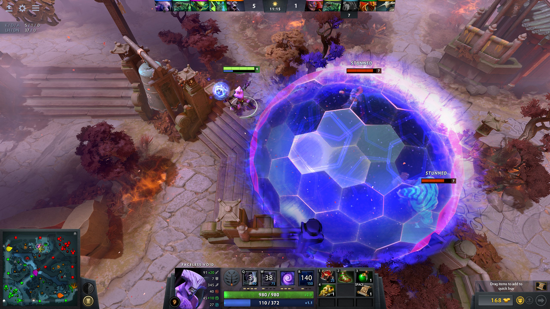 Dota 2 heroes fighting during a match on Valve’s official store page