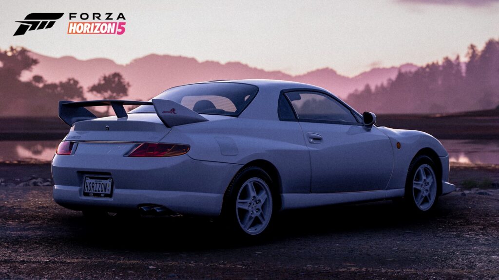 Forza Horizon 5 gameplay screenshot of the 1998 Mitsubishi FTO GP Version R