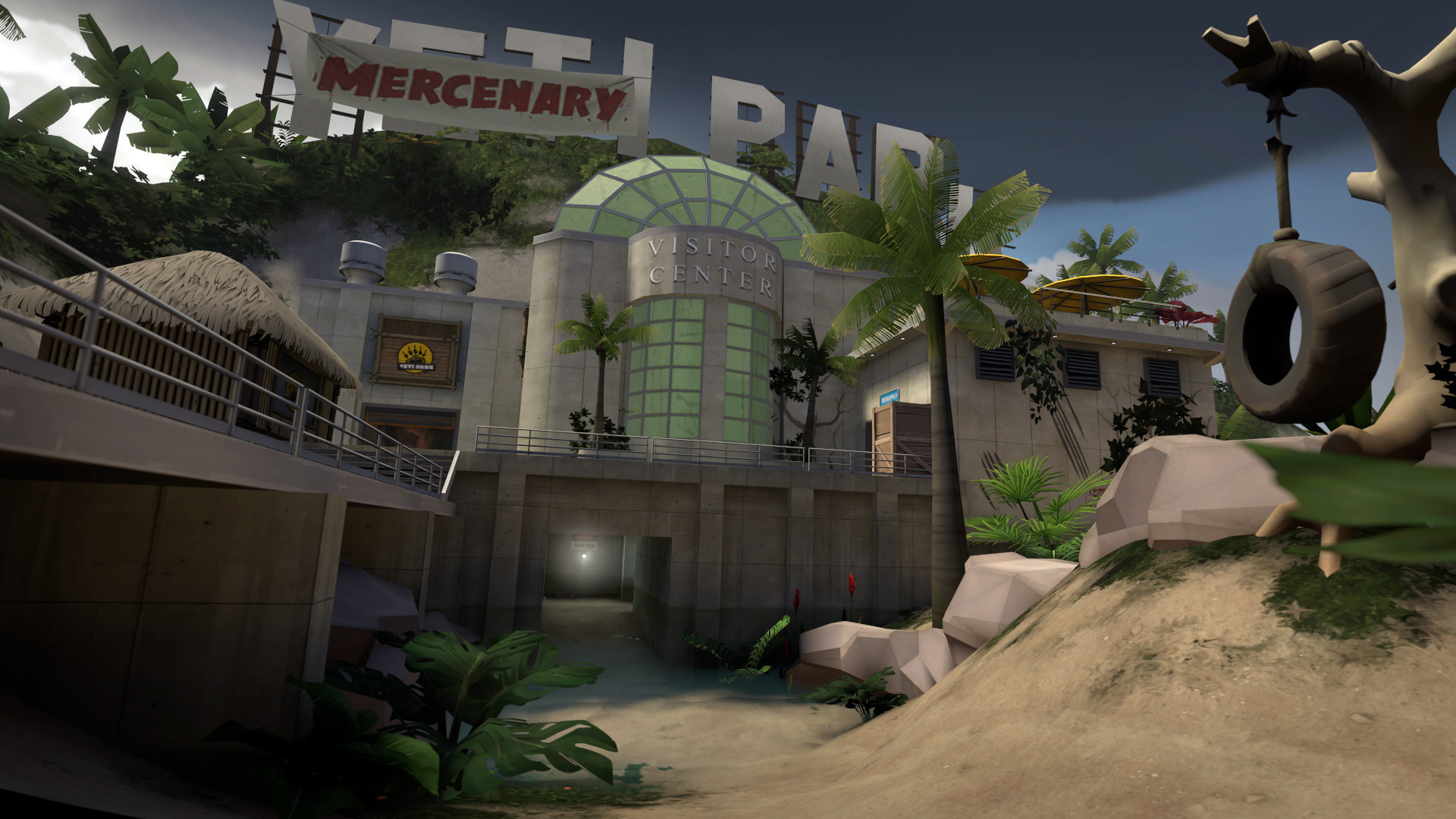 Team Fortress 2 players fighting during a match