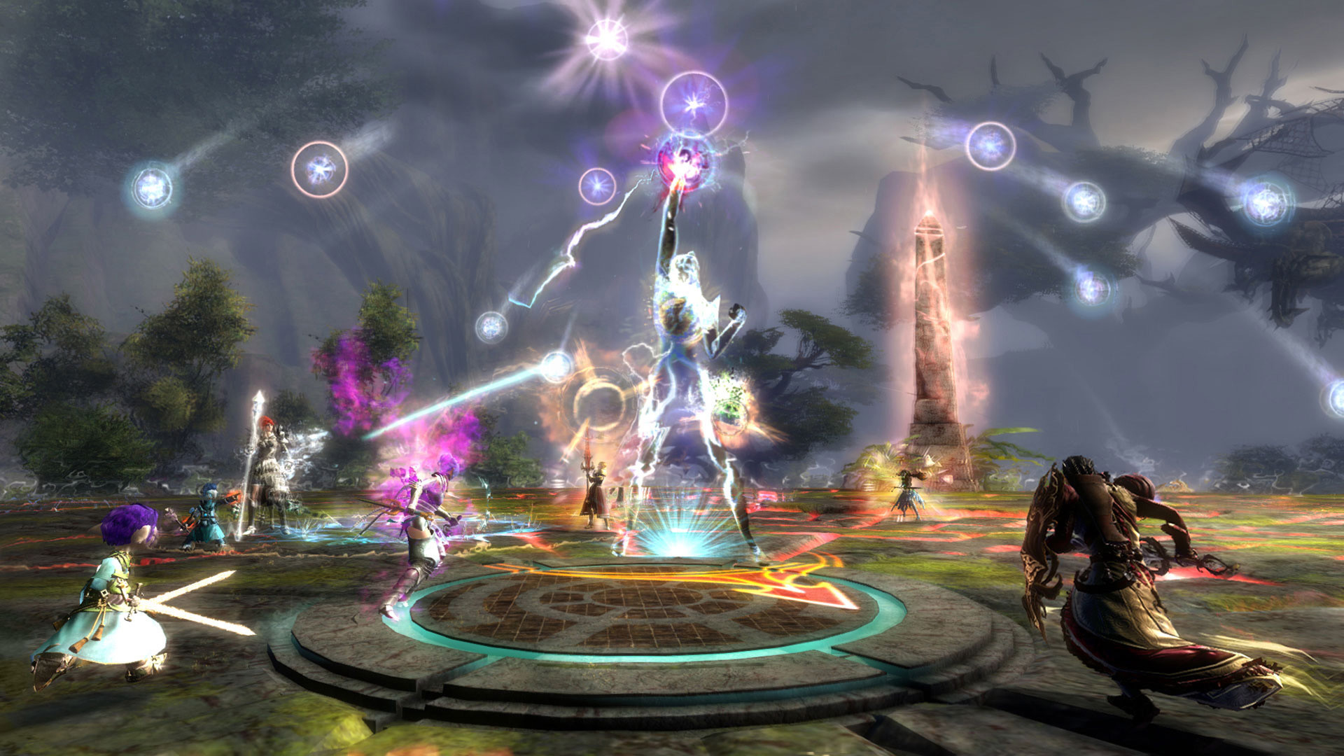 Guild Wars 2 scene shown in an official gameplay screenshot