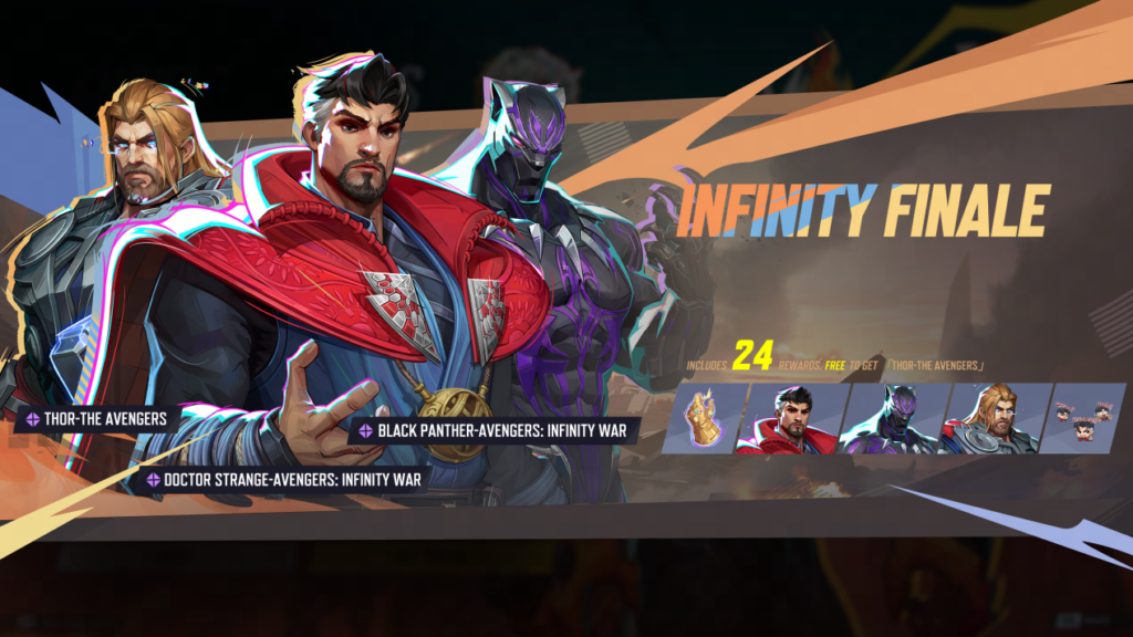 Marvel Rivals Season 10.5 Infinity War event gameplay scene