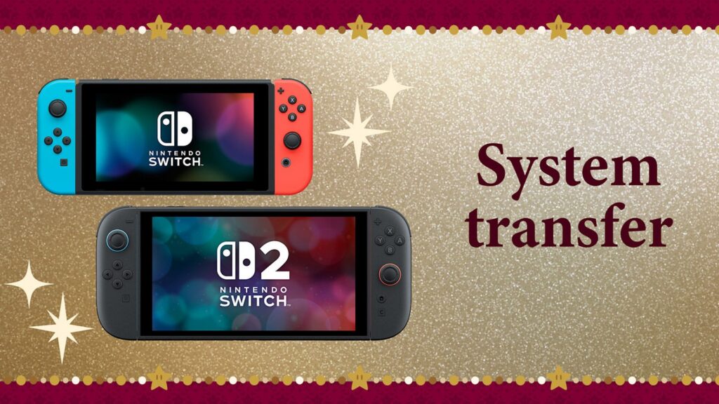 Nintendo Switch 2 system transfer setup screen