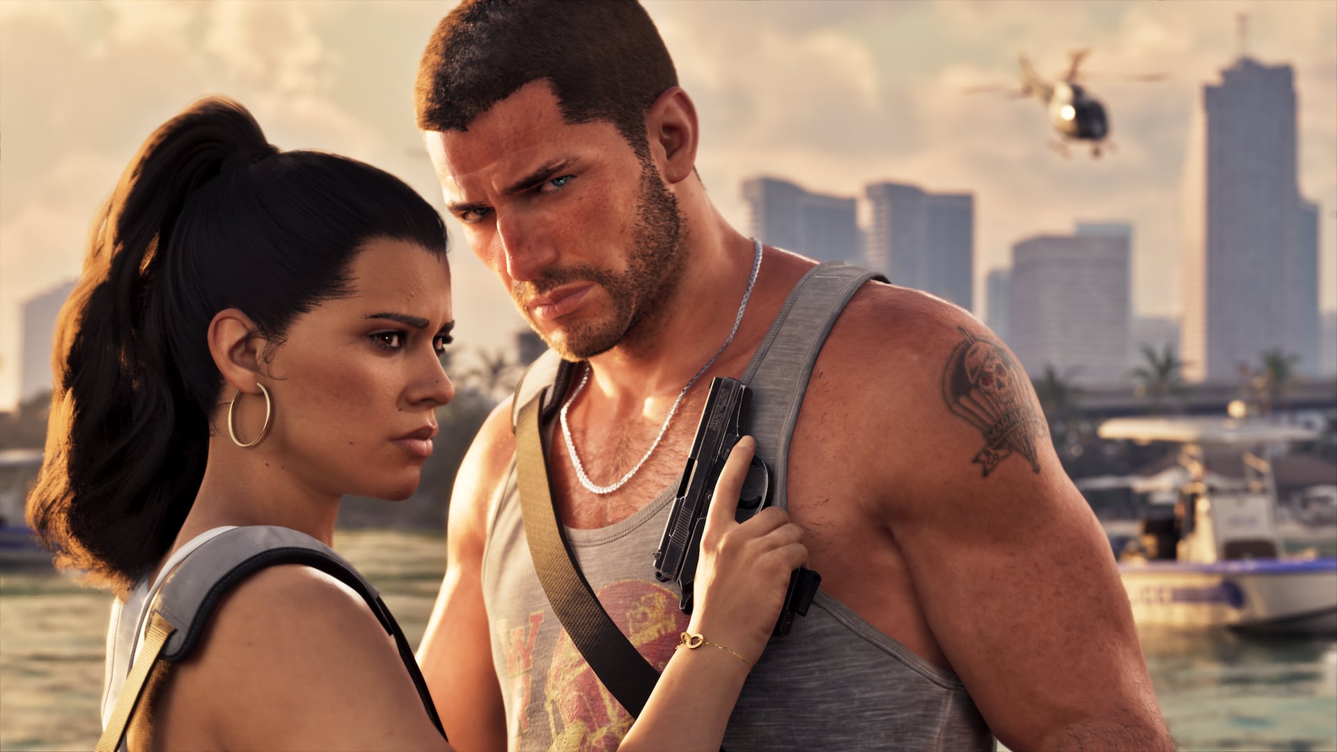 Jason and Lucia together in Grand Theft Auto VI