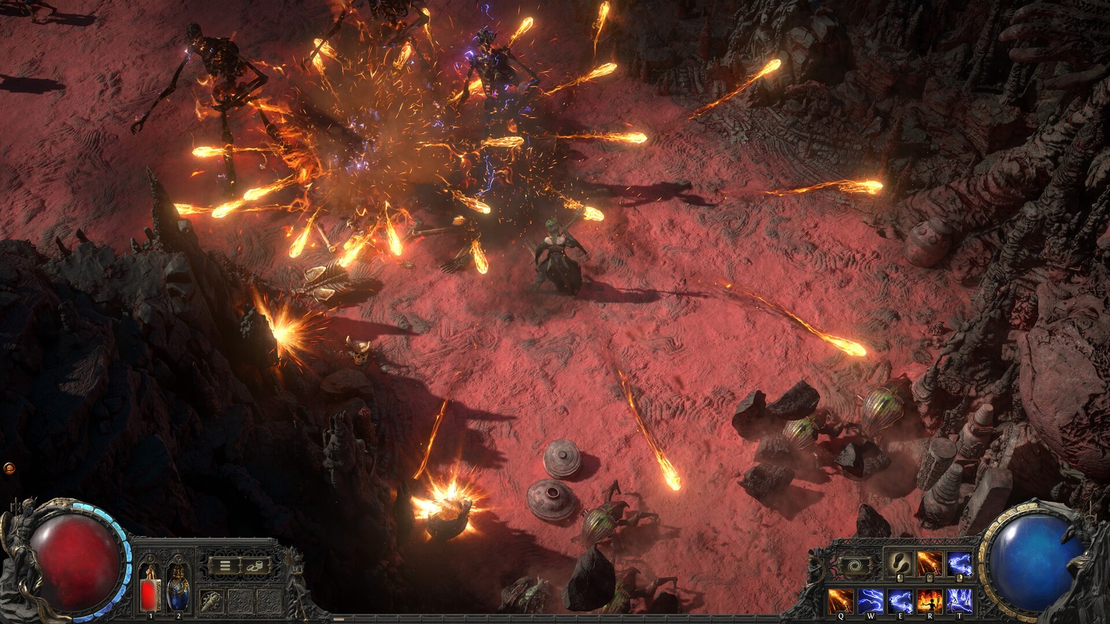 Path of Exile 2 gameplay screenshot from the official Steam store page